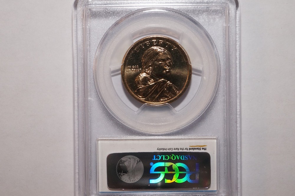 2015-D NATIVE AMERICAN DOLLAR POSITION B GRADED PCGS MS67