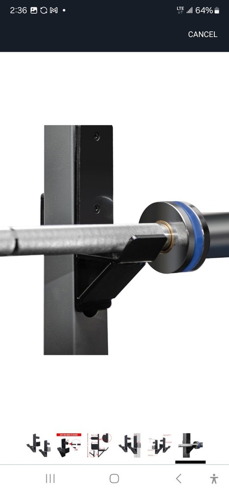 Zukam J Hook Barbell Spot