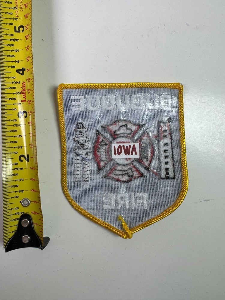 Dubuque Fire Iowa IA Patch C1