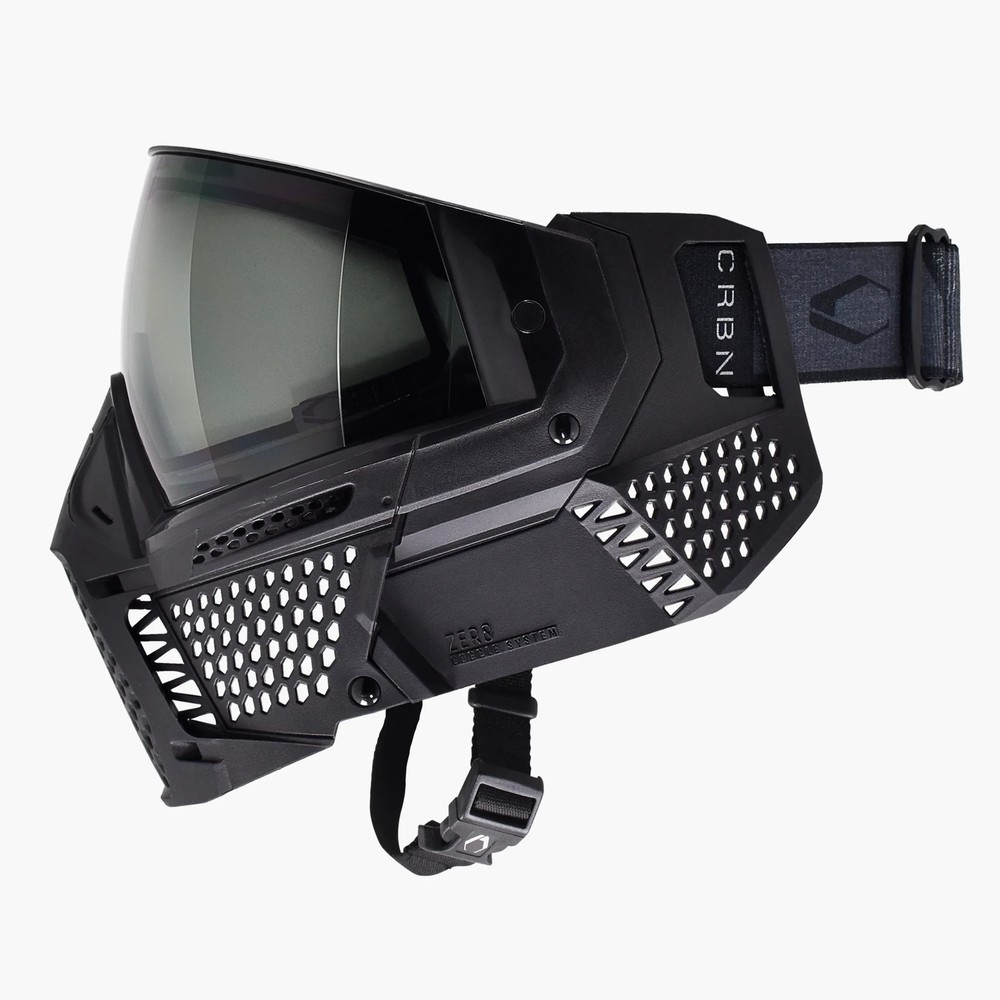 NEW CRBN ZERO BLACK GOGGLE - STORM FAN COMBO