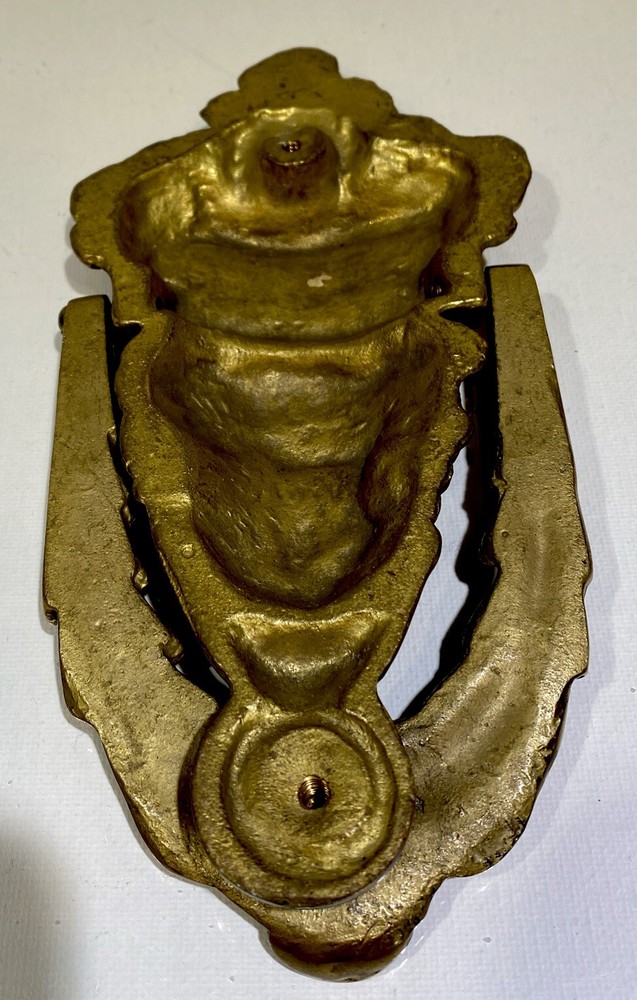 Vintage Solid Brass Face Door Knocker