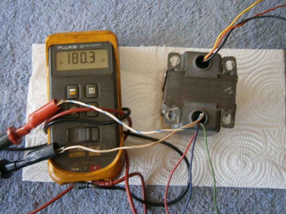 DYNACO Z 237 AUDIO OUTPUT TRANSFORMER, 8k push pull Ultra Linear SHOWN TESTING