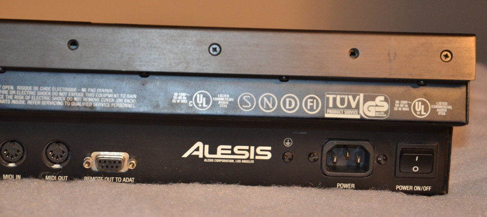 Alesis ADAT BRC Master Remote Control Panel / Powers Up