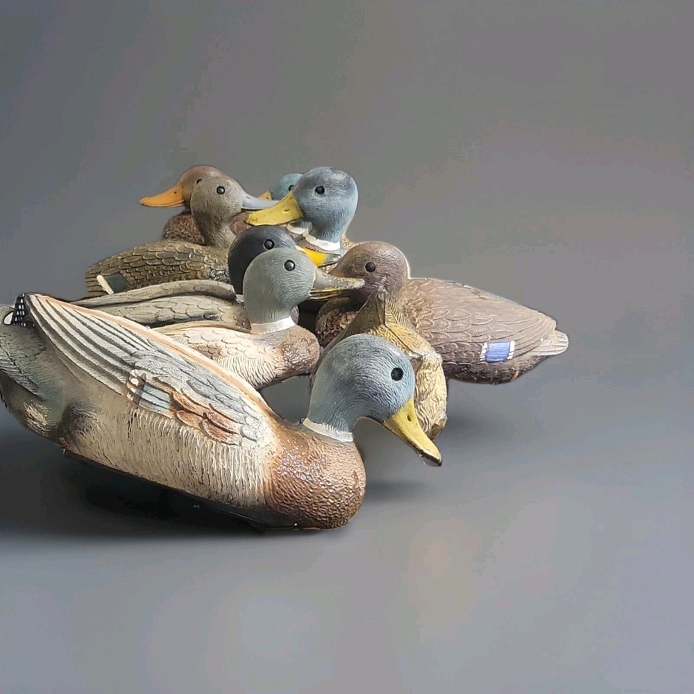 Flambeau Mallard Floating Decoy Set Multicolor Plastic 9 Pieces