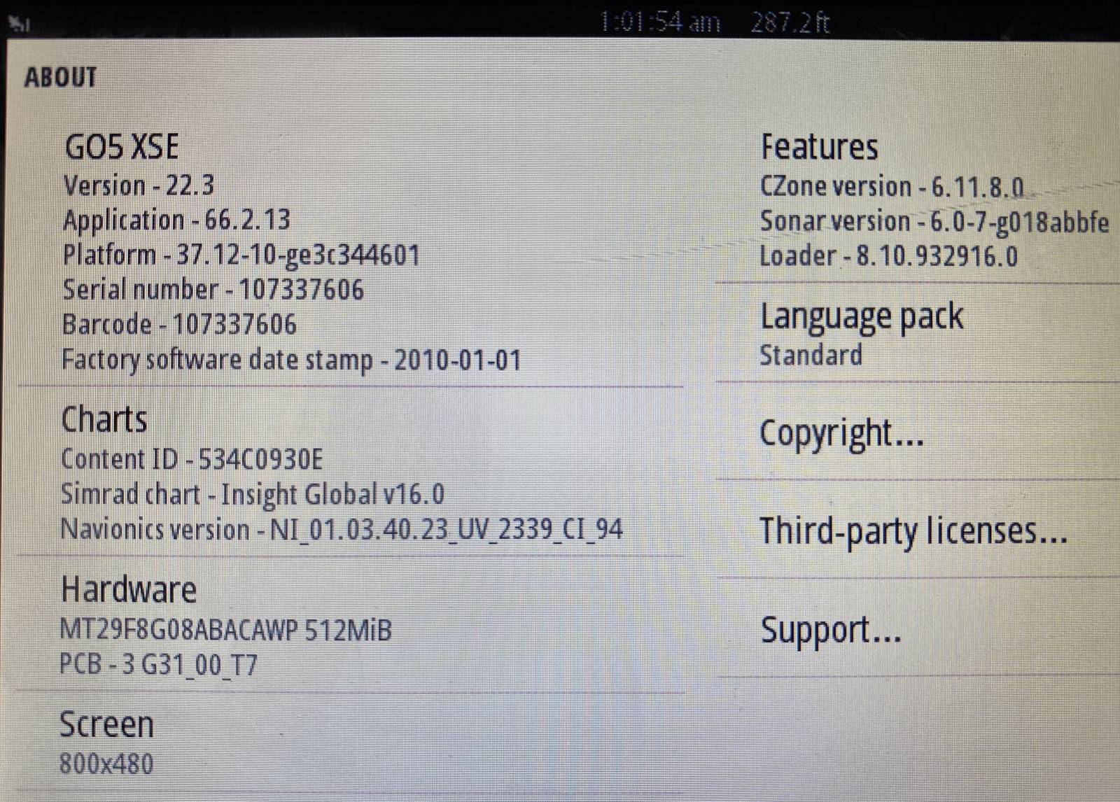 Simrad GO5 XSE MFD Touchscreen Display W/ Suncover (Tested) 90-Day Warranty