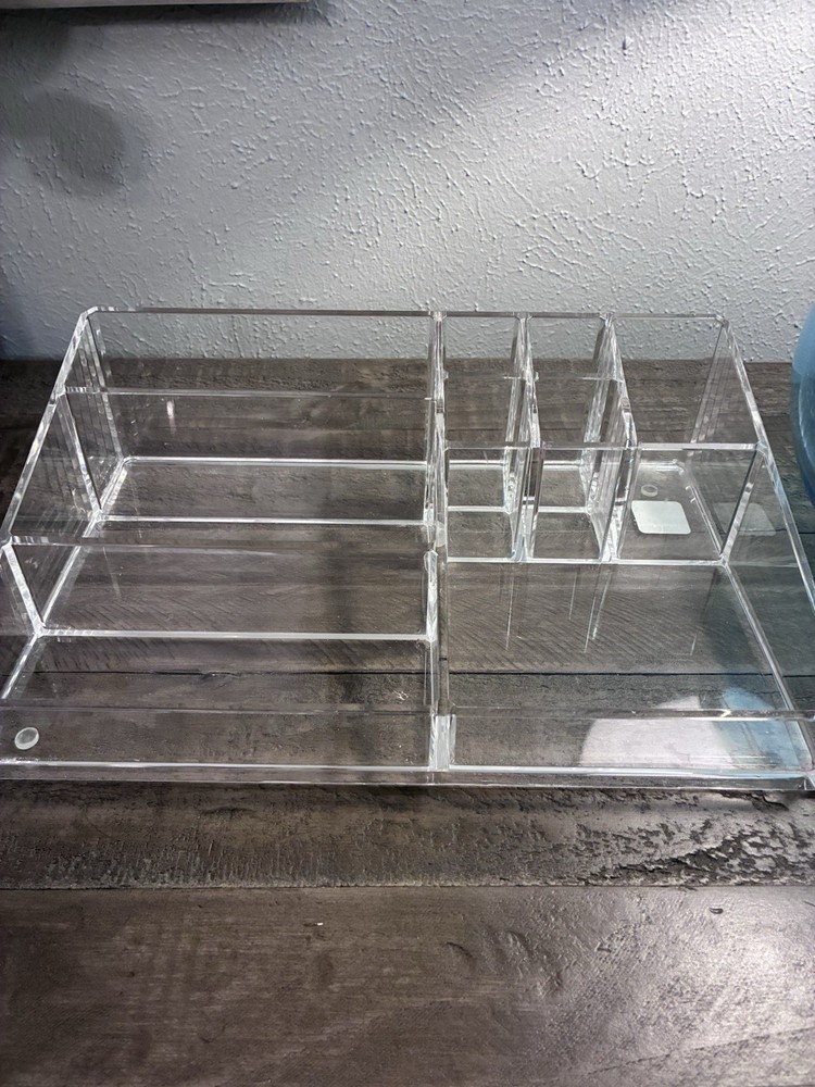 makeup storage Container Store Clear