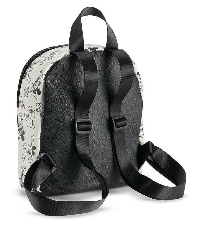 Disney's Mickey Mouse All Over Print Black & White Mini Backpack-NWT