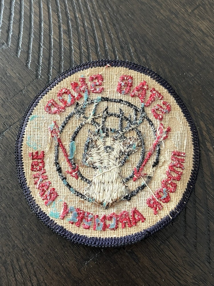 VINTAGE "STAG SHOP INDOOR ARCHERY RANGE” PATCH