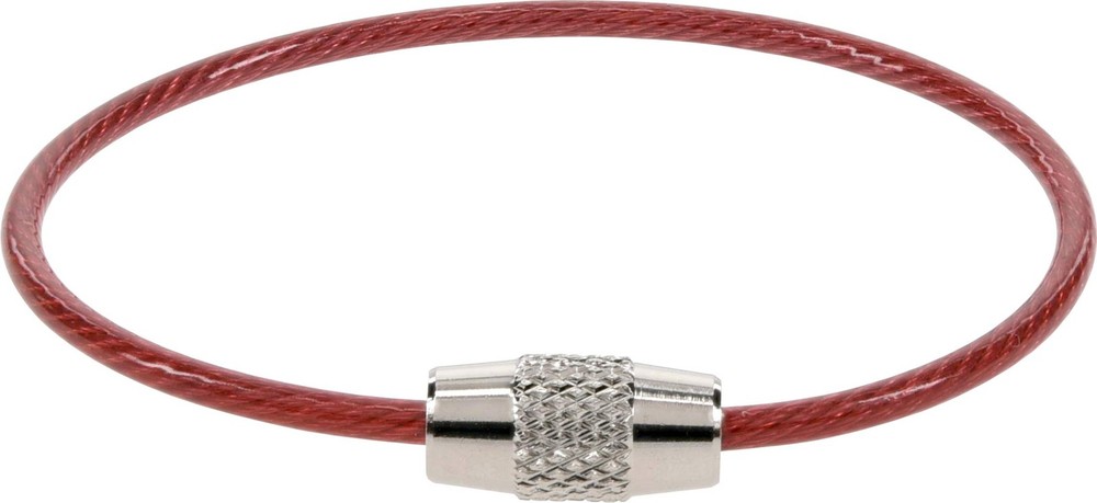 Cable Ring 6" with Lock, Steel, 1 Pack