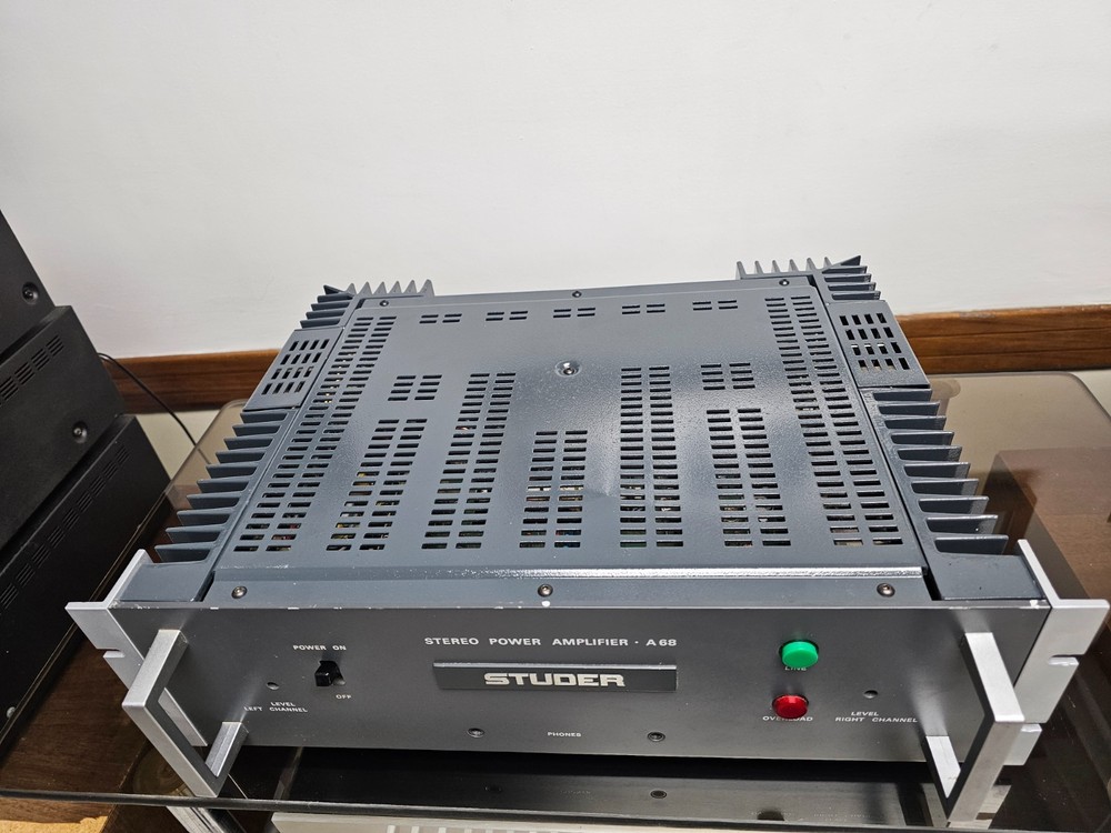 Studer A-68 Power Amplifier Serviced Operational