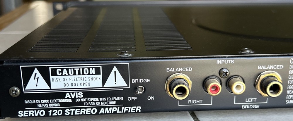 SAMSON SERVO 120 STEREO POWER AMPLIFIER Rack Mounted, Tested Working