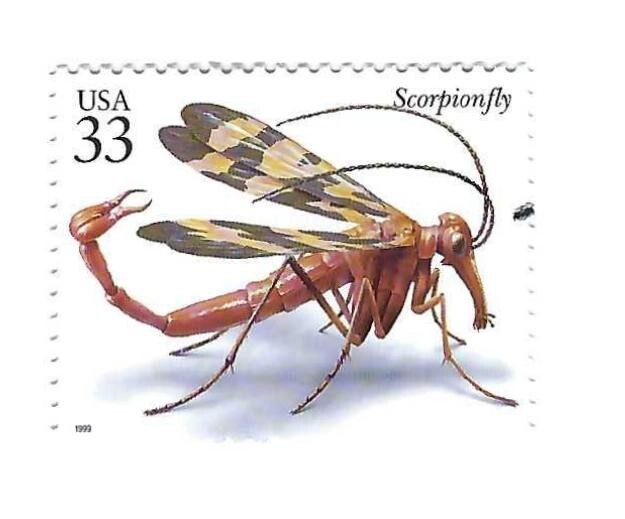 STAMP US SCOTT 3351s "Scorpion Fly" 33 CENT 1999 MNH