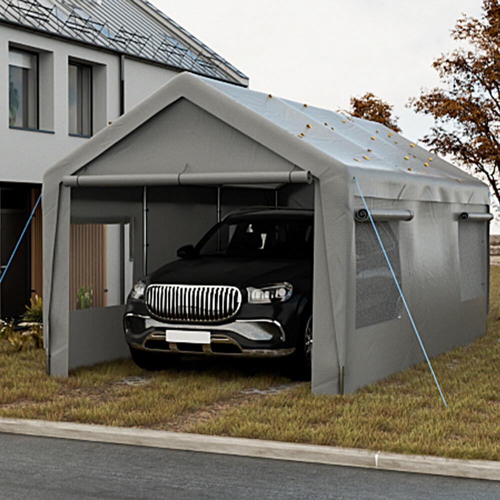 13x20Ft Carport Heavy Duty Portable Carport Canopy Garage for Car, Truck, SUV