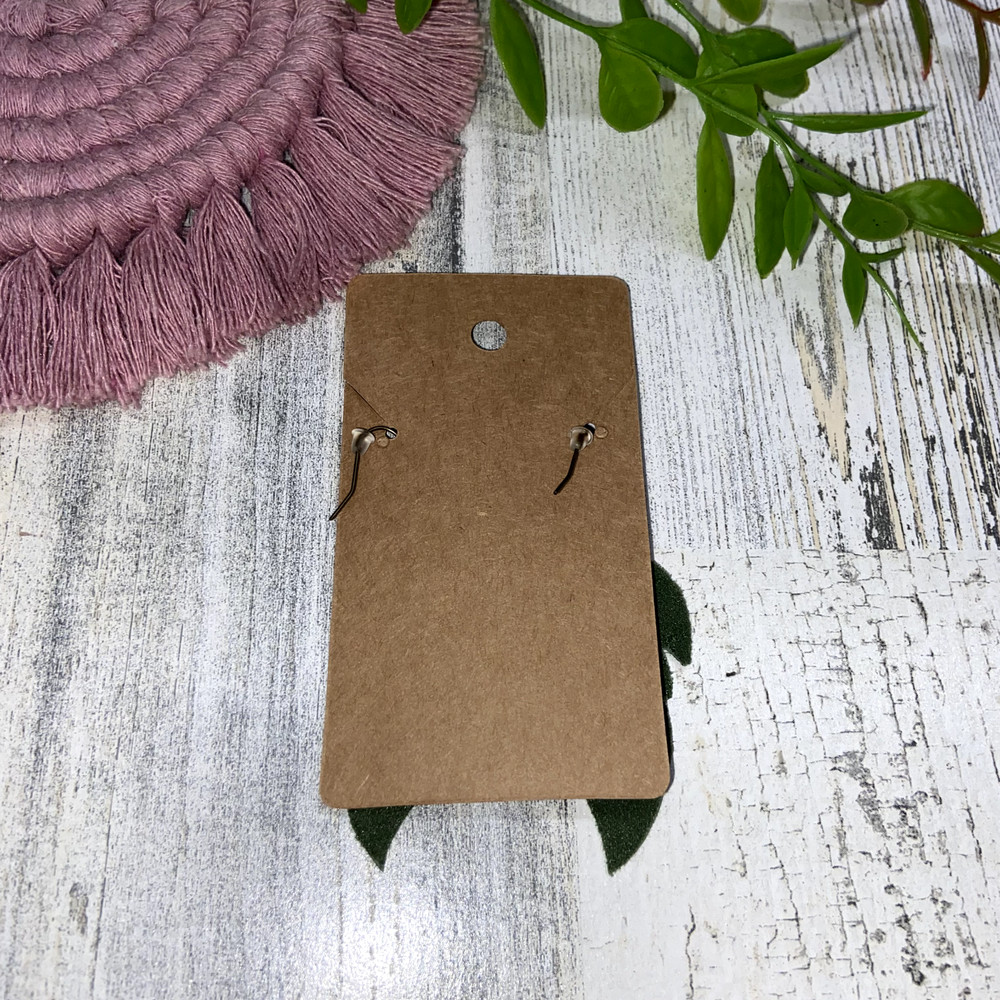 Handmade Boho Felt Dangle Earrings
