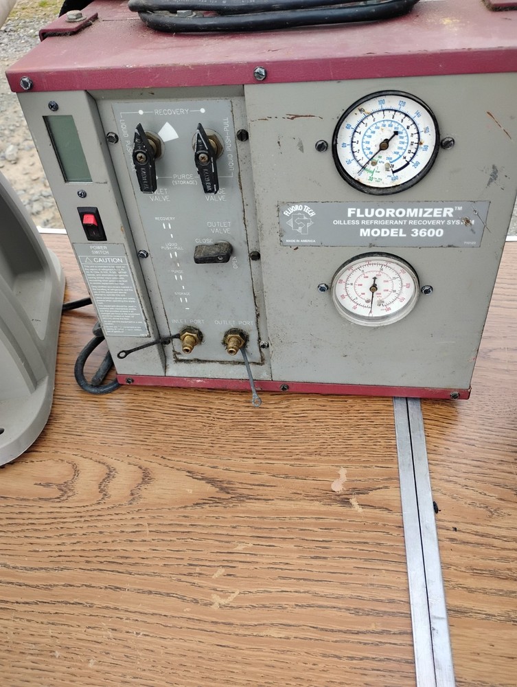 Fluromizer Oilless Refrigerant Recovery system