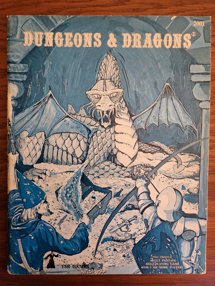 Players Manual D&D BECMI 1979 basic box D&D TSR  Dungeons & Dragons EX