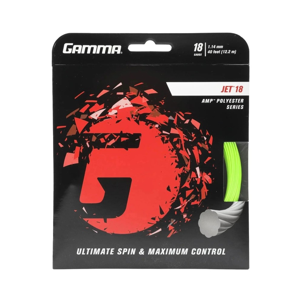 Gamma Jet String, Control, Spin & Tension Retention
