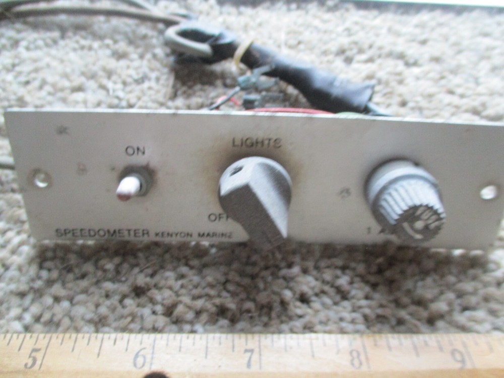Sail Boat Kenyon marine Speedometer control switch knobs