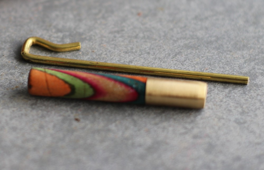 2" Brass One Hitter with Flat Tip-Quality Pipe designed for 3" Dugouts