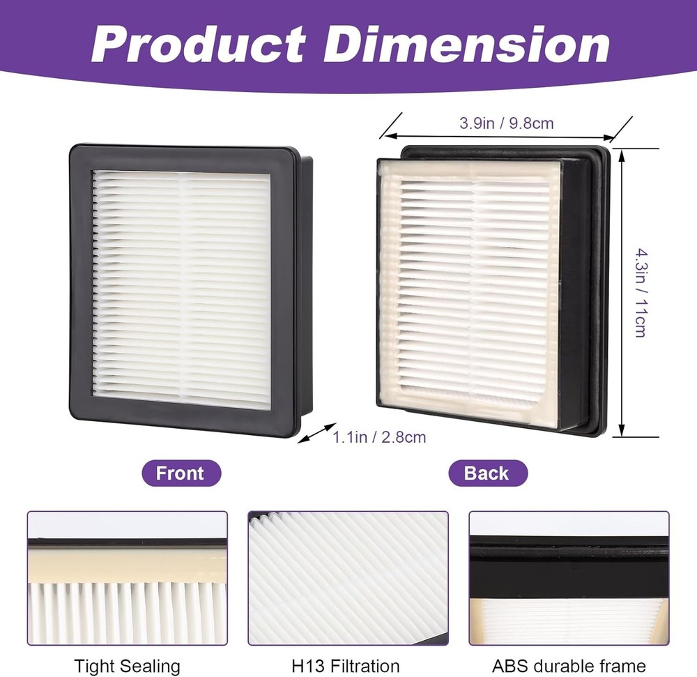 107315 Filter Replacement Compatible with ProTeam Coach Pro 10 Super Coach Pro