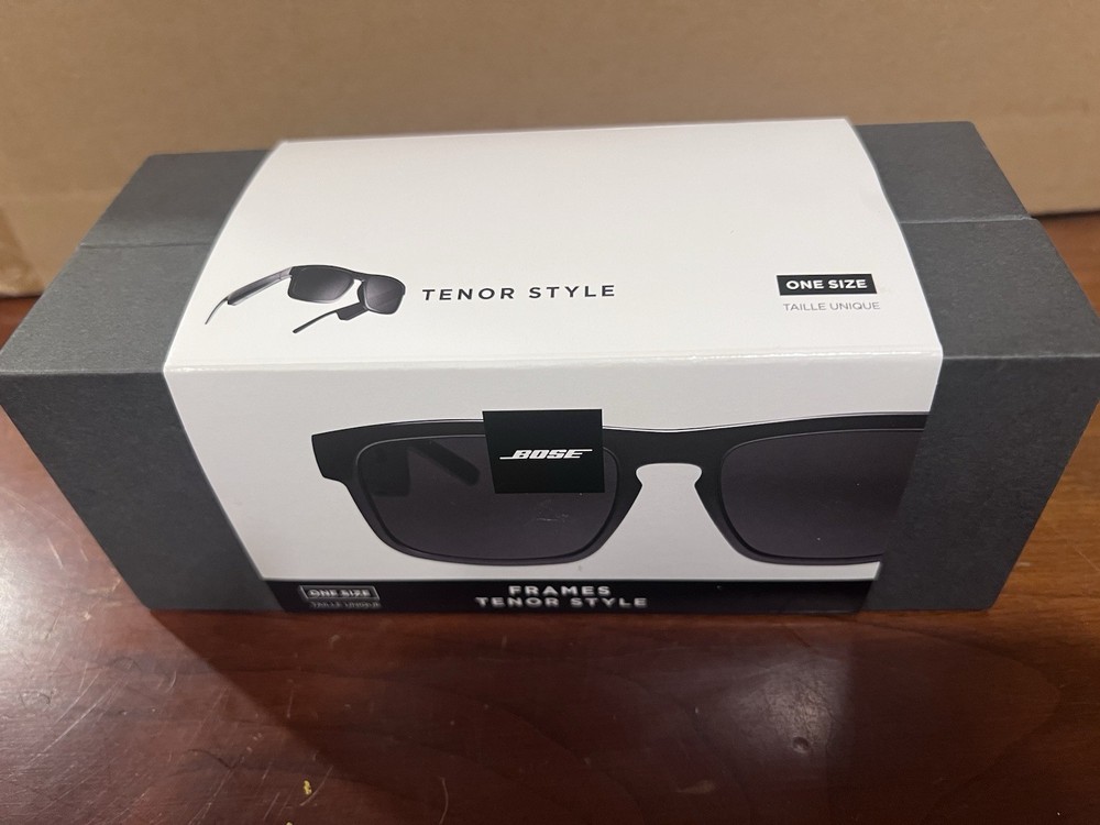 Bose Frames Tenor Rectangular Bluetooth Audio Sunglasses - Black