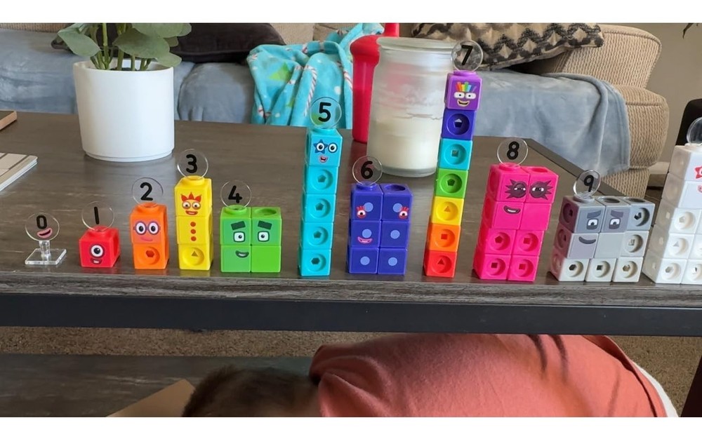 Mathlink Cubes Number blocks1-10 Activity Set, 30 Preschool Learning Activities