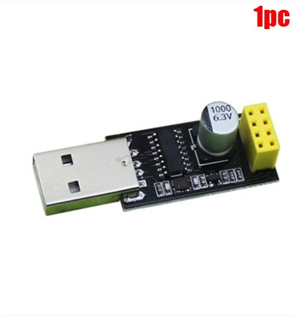 1PCS Programmer Adapter ESP01 UART GPIO0 ESP-01 ESP8266 Usb wo