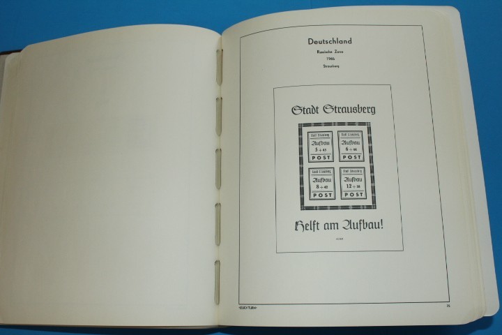 Germany Zones Locals 1945 Lighthouse Specialty Springback Album BlueLakeStamps