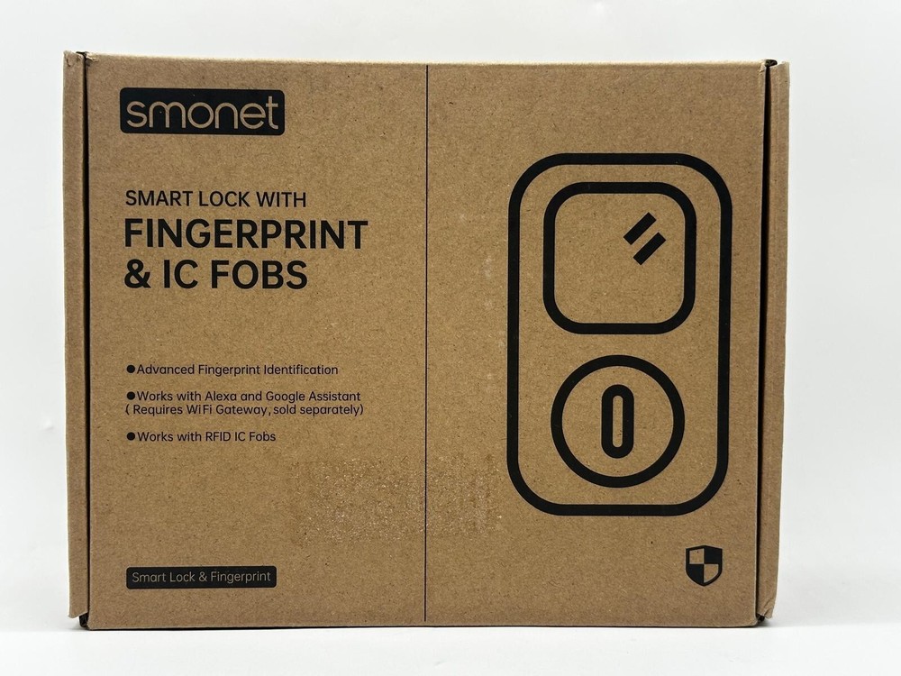 Smart Keyless Entry Door Lock - Fingerprint Electronic Deadbolt Touchscreen