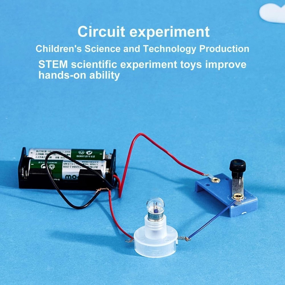1 Pc Electrical Circuit Experiment Kit, Small Bulb Lights Up Kit Basic