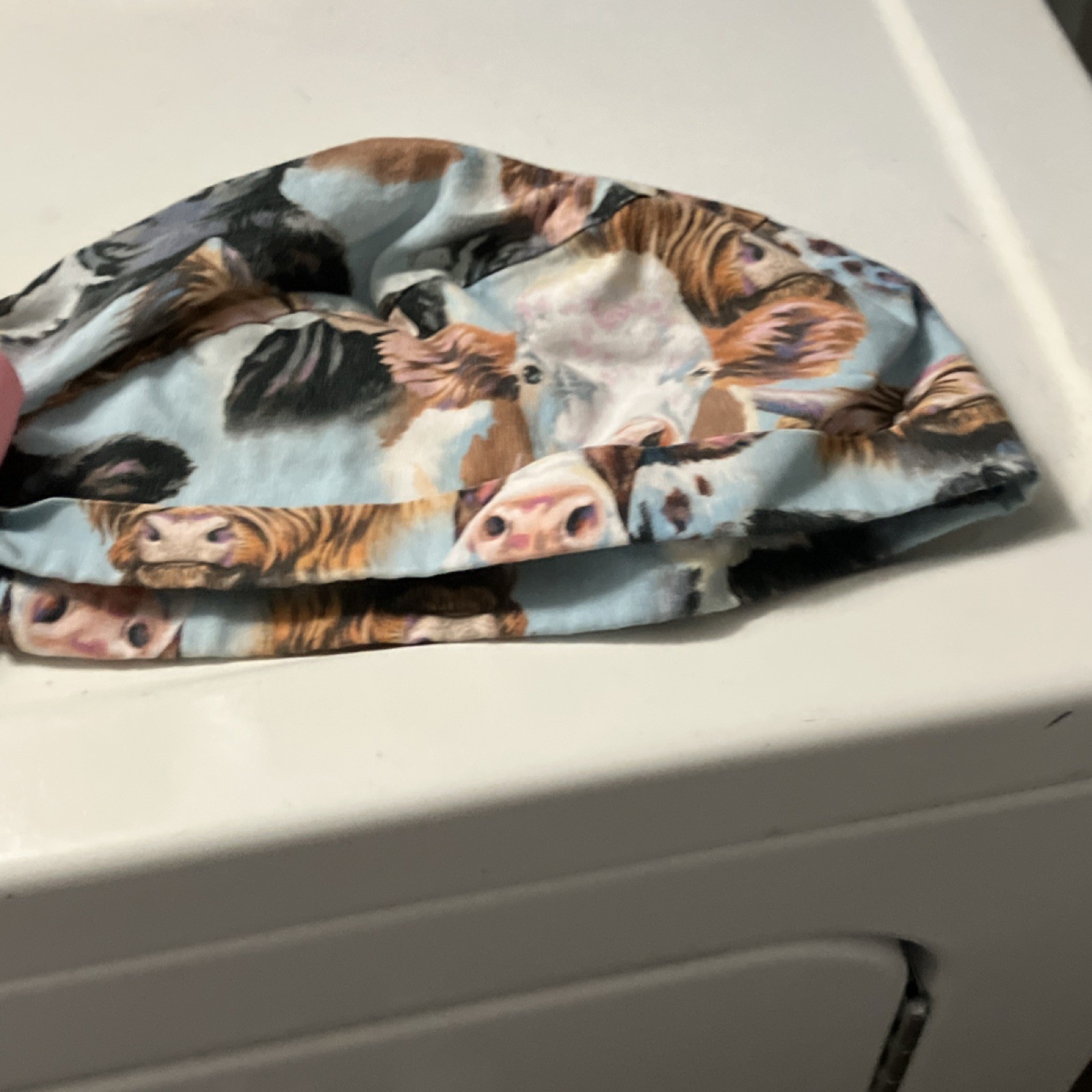 Multicolor Cotton Medical Scrub Caps Assorted Prints Unisex One Size Medical