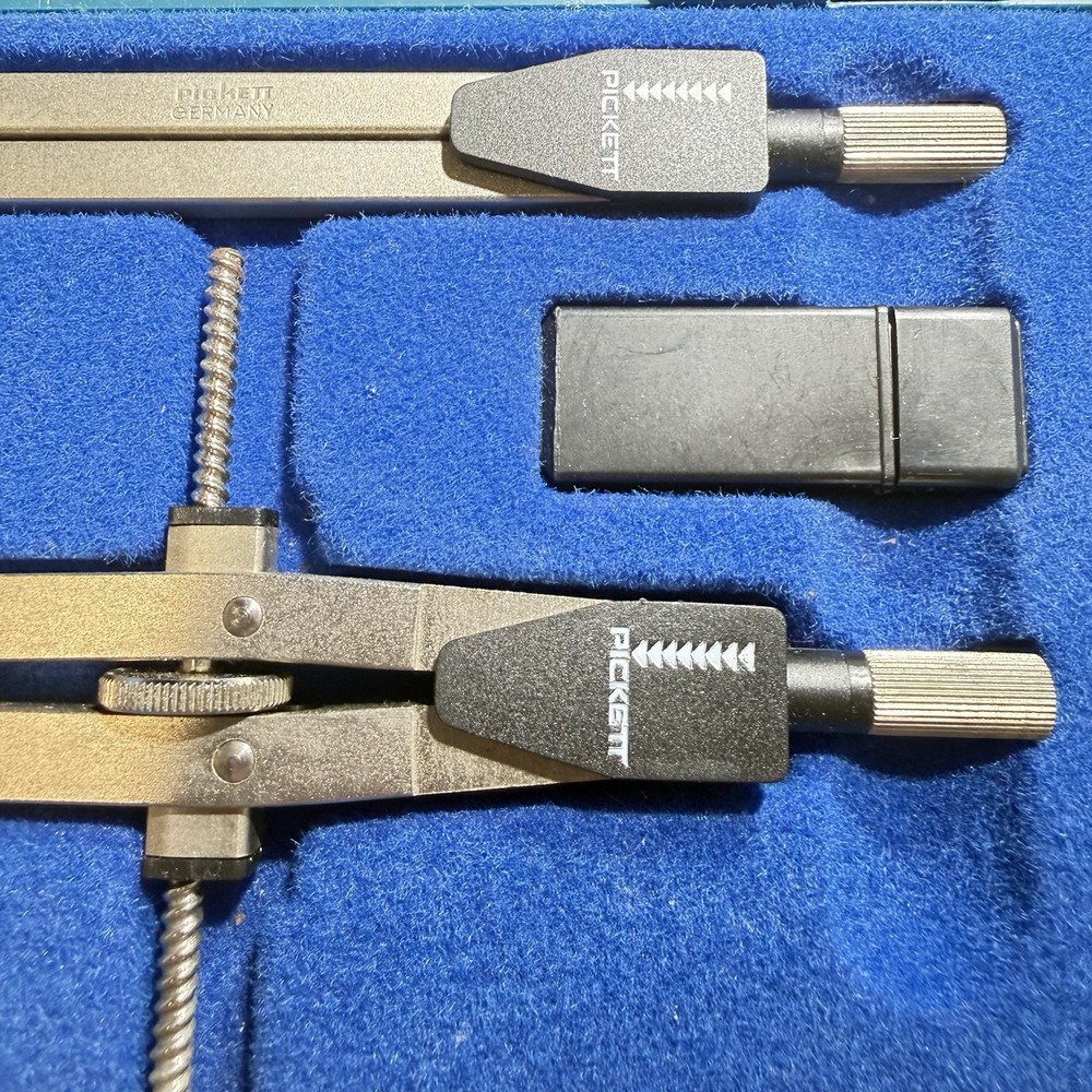 Pickett Compass Drafting Set 1506 N Kit Complete W. Germany