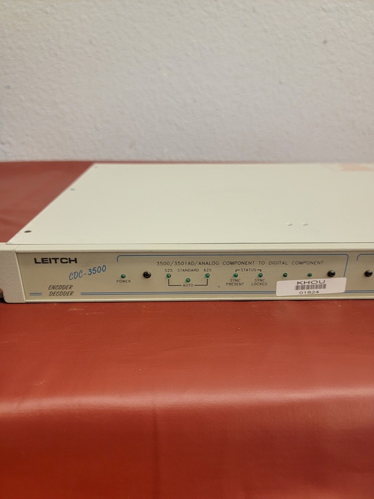 LEITCH CDC 3501 ENCODER DECODER UNIT. Fast Shipping!
