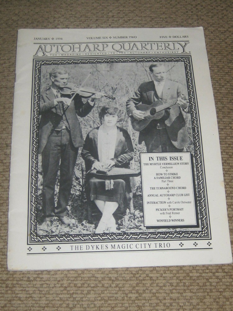 Autoharp Quarterly January 1994 Volume 6 # 2