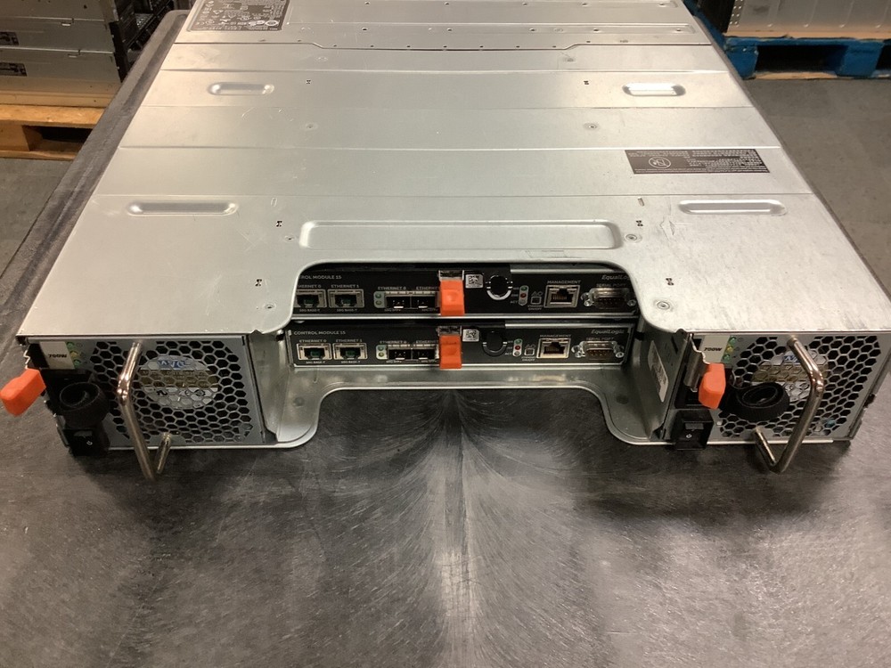 DELL EQUALLOGIC PS6210XV 24-BAY 2.5" STORAGE ARRAY WITH 2x TYPE 15 CONTROLLERS