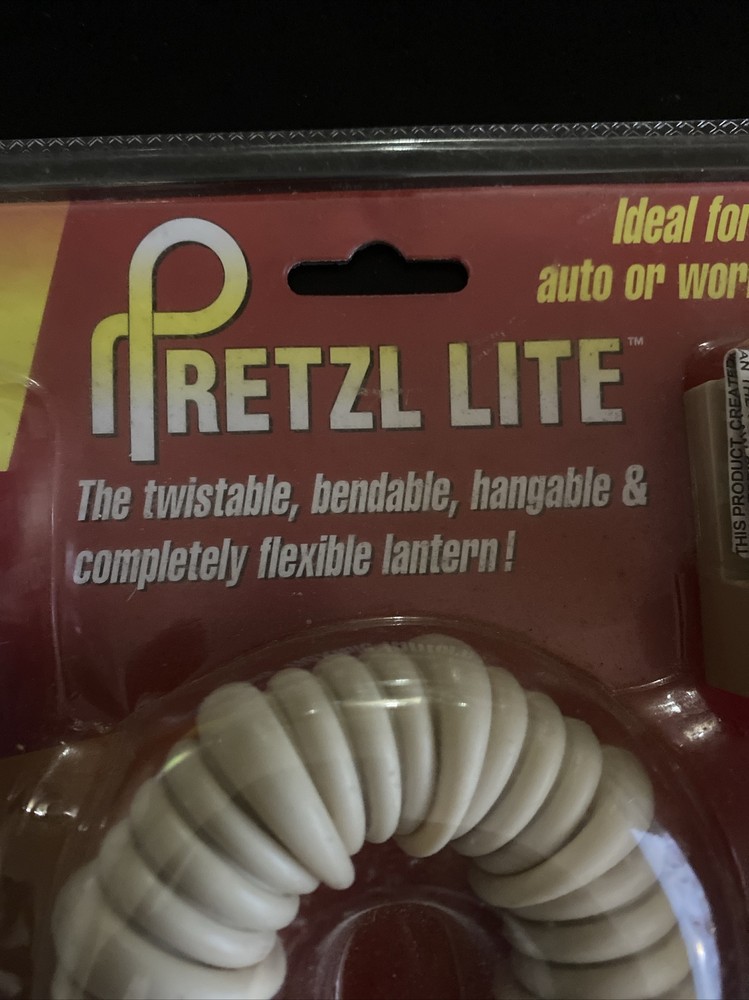 Vintage LiteAide Pretzel Lite Twistable Bendable Hangable Flexible Lantern Light