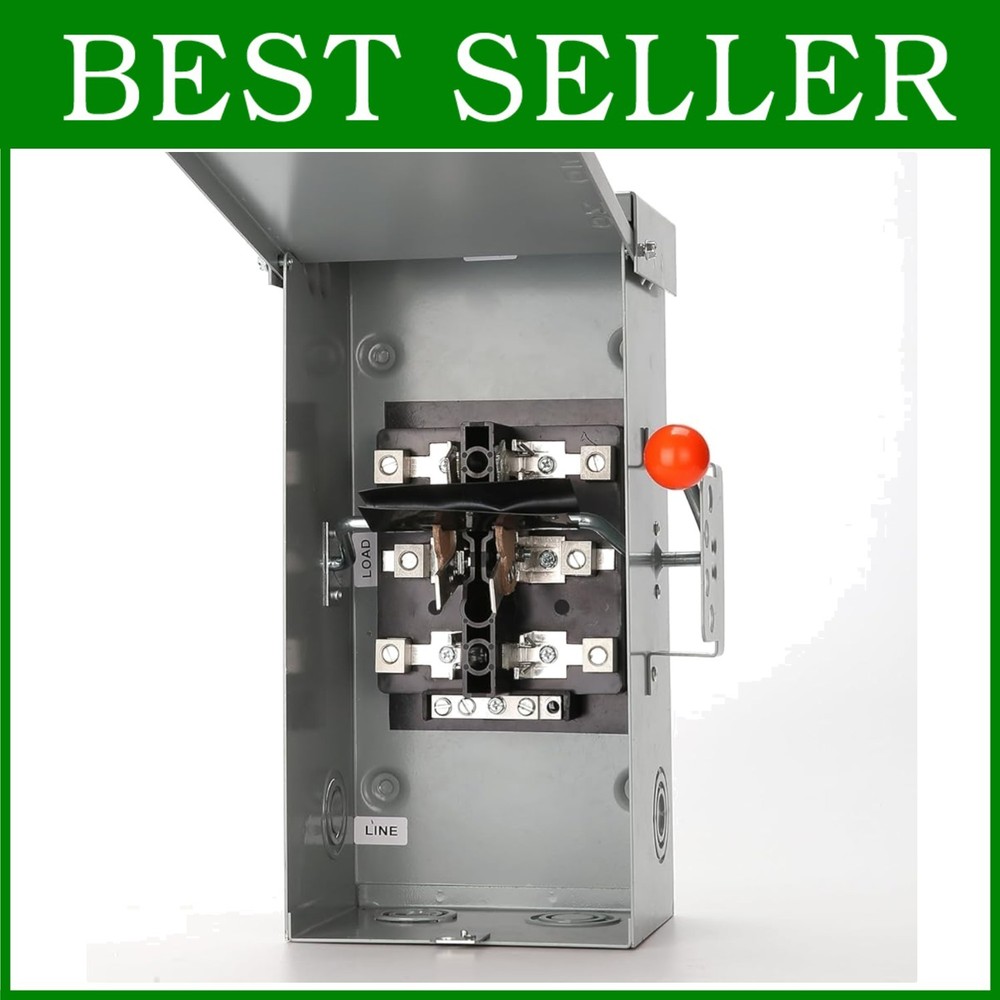 100A Double-Throw Transfer Switch, Rotary Actuator