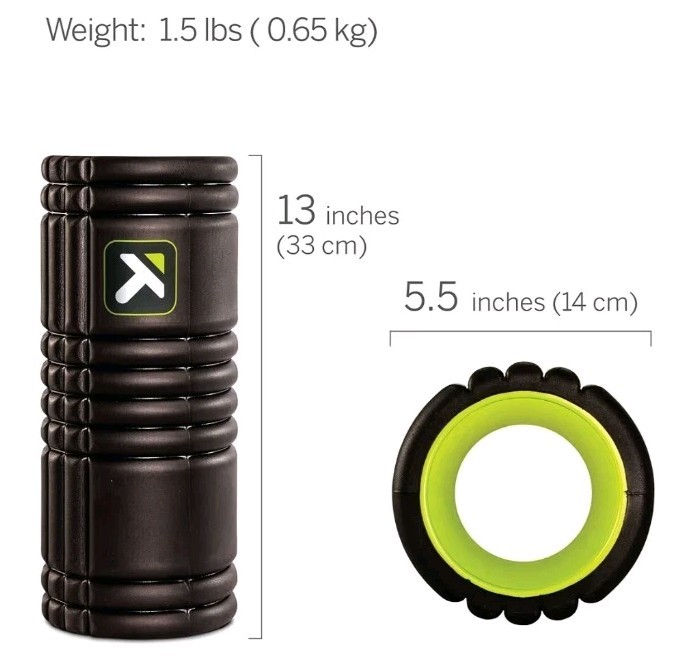 TriggerPoint Grid Foam Roller 13" Multi-Density Massage Roller for Deep Tissue