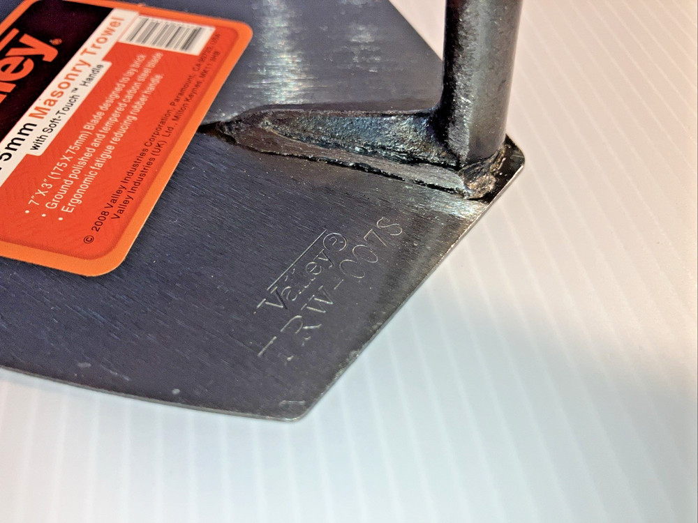 7"x3" Masonry Trowel with Soft Touch Handle