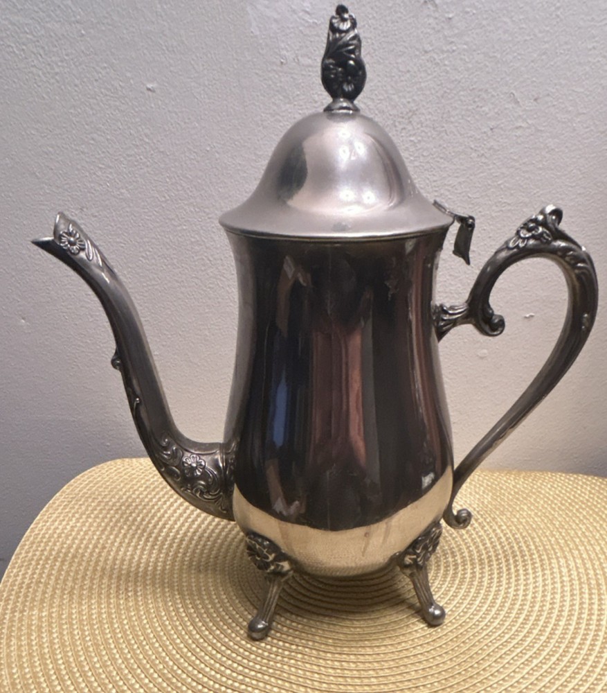 Vintage  Silver Coffee Pot