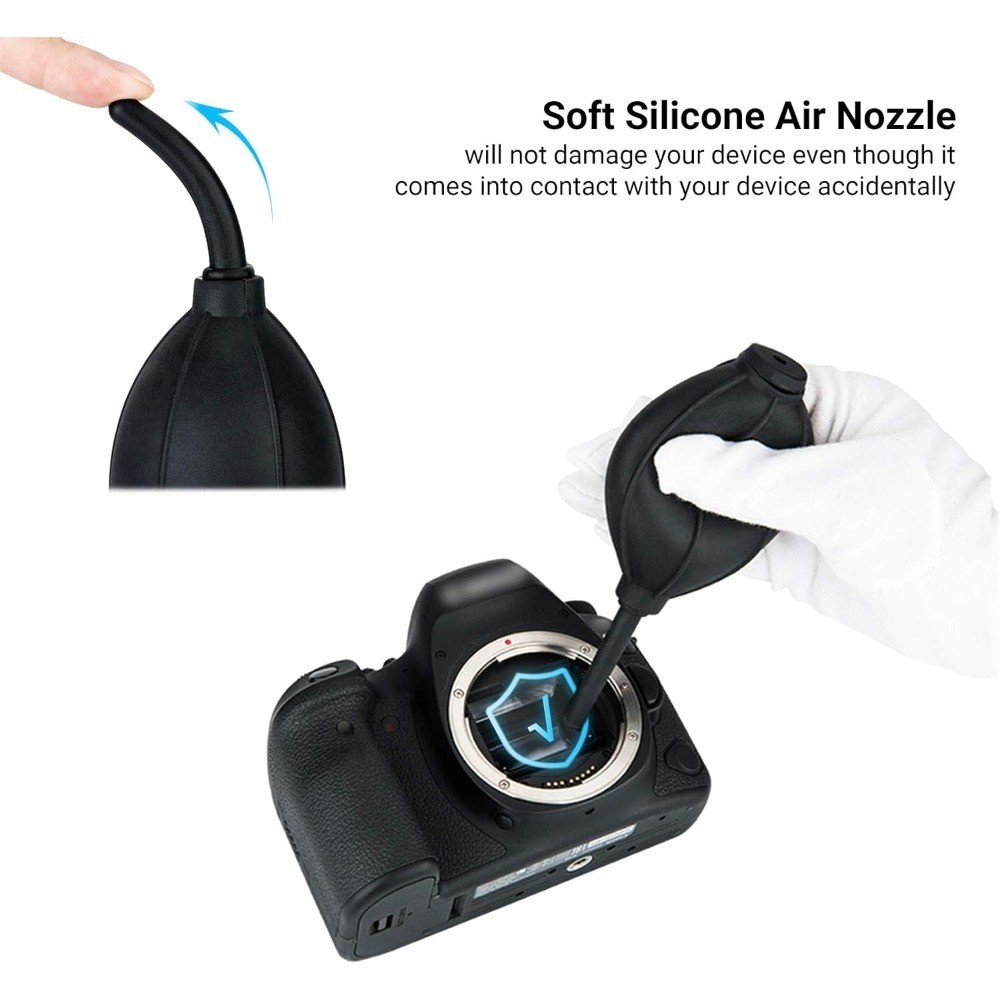 Soft Tip Silicone Air Blower Dust Cleaner Blaster Pump for Camera Lens Sensor
