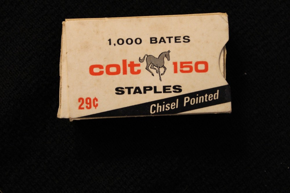 Bates Colt 150 Staples Chisel Point 1,000 per box