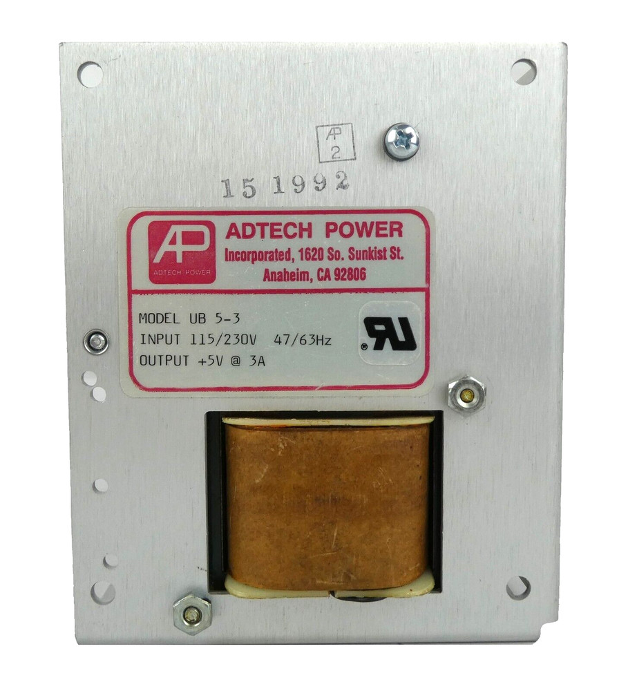 Adtech Power UB 5-3 Linear Power Supply Assembly Working Surplus