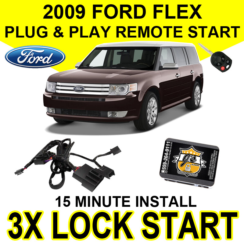 2009 Ford Flex Remote Start Plug and Play Easy Install DIY Starter 3X Lock FO1A