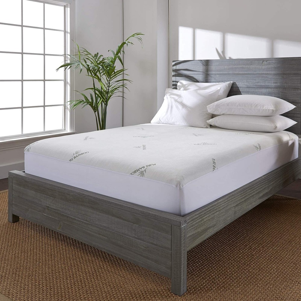 King Mattress Protector by , Waterproof - Viscose Derived from , Breathable, ...
