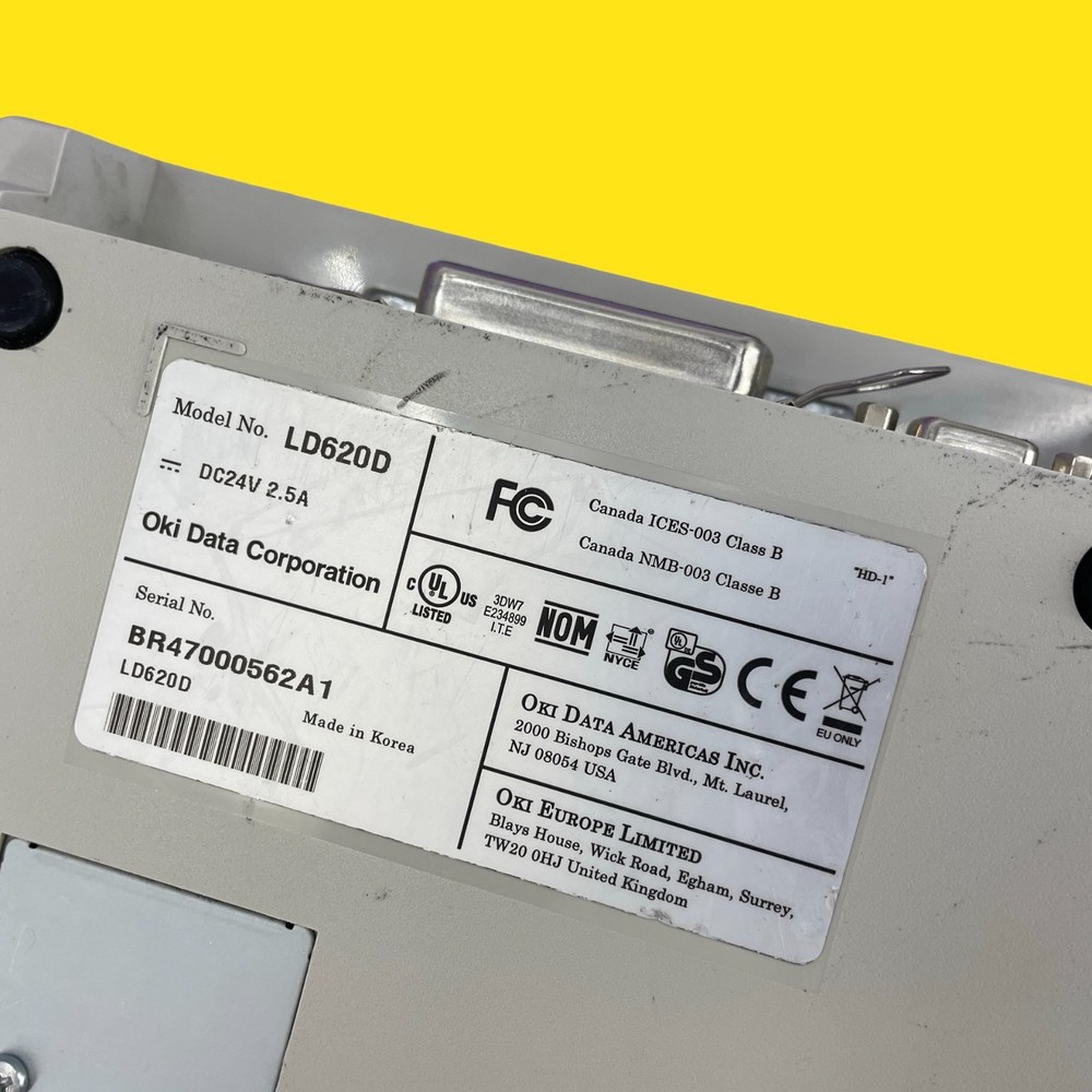 Oki LD620D POS Oki LD620D Direct Thermal Label Printer Parallel Serial USB #5259