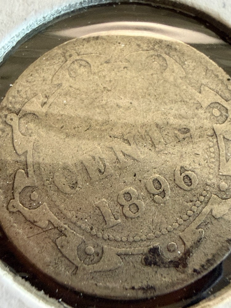 1896 Newfoundland 5 Cents Silver