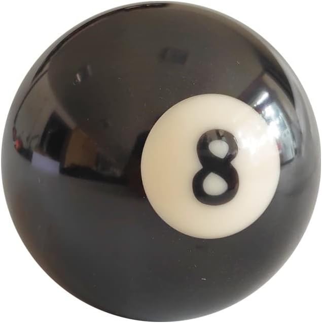 2-1/4" Regulation Size Billiard #8 Pool Ball Replacement Set