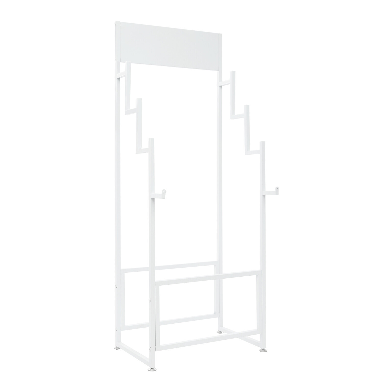 Floor Standing Carpet Display Stand Commercial Organizer Holder f/Displaying Mat