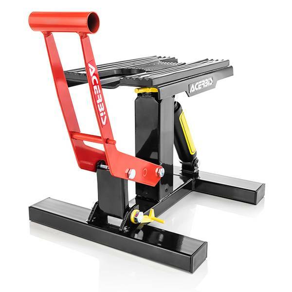 Acerbis stand with hydraulic pump